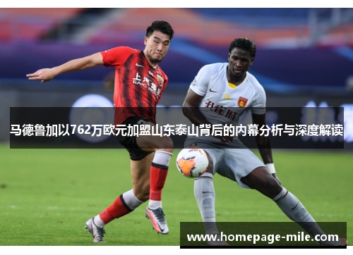 马德鲁加以762万欧元加盟山东泰山背后的内幕分析与深度解读