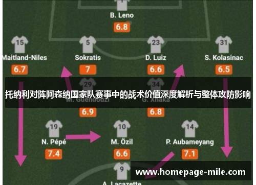 托纳利对阵阿森纳国家队赛事中的战术价值深度解析与整体攻防影响